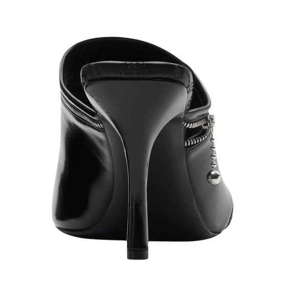 Burberry Peep Mules Mit Absatz, Schwarze Absätze - Image 3