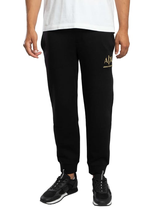 Armani Exchange Logo-Jogger, Schwarz - Image 1