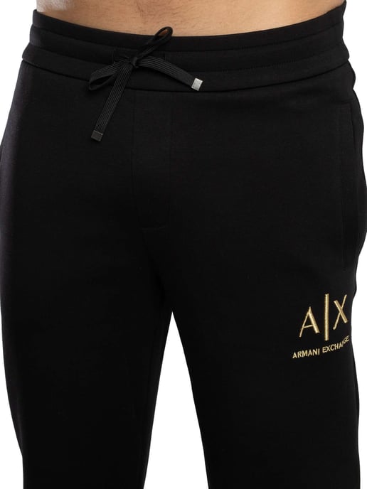 Armani Exchange Logo-Jogger, Schwarz - Image 5