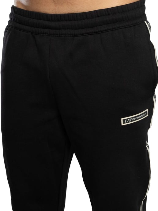 EA7 Slim Box Logo Joggers, Schwarz - Image 5