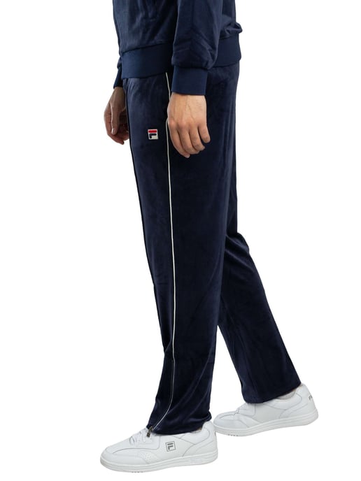 Fila Fio Velour Straight Joggers, Blau - Image 2