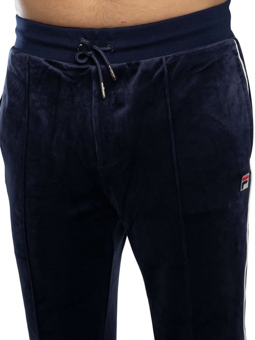 Fila Fio Velour Straight Joggers, Blau - Image 5