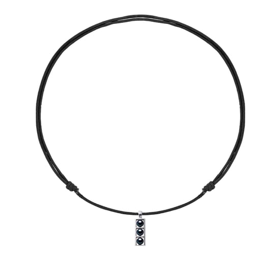 Halskette Echte Süßwasserperlen Button 5-6 mm — 925er Silber rhodiniert — 50 cm — Herren - Image 3