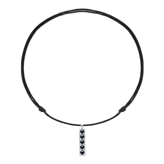 Halskette Echte Süßwasserperlen Button 5-6 mm — 925er Silber rhodiniert — 50 cm — Herren - Image 3