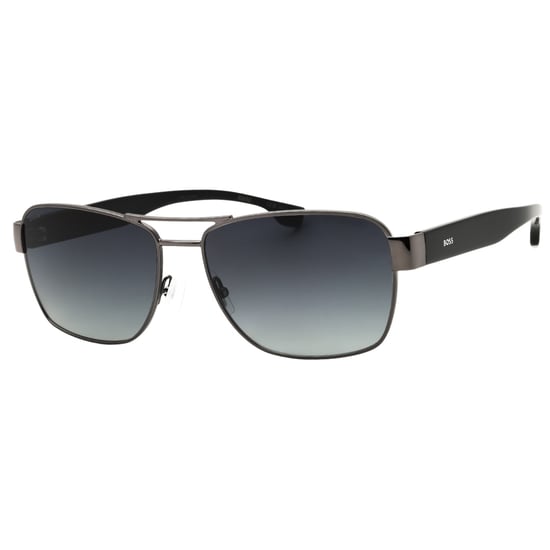 Hugo Boss Herren 60mm Schwarze Dunkelruthenium Sonnenbrille BOSS1441OS-0ANS-WJ - Image 2