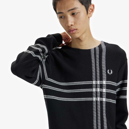 Fred Perry Pullover mit schwarzem Schottenkaro - Image 3