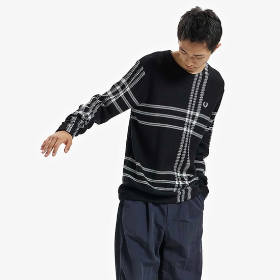 Fred Perry Pullover mit schwarzem Schottenkaro - Image 4