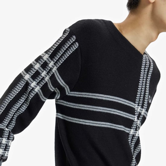 Fred Perry Pullover mit schwarzem Schottenkaro - Image 5