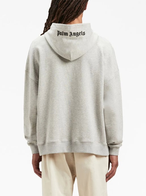 Kapuzenpullover mit aufgesticktem Logo von Palm Angels in Grau - Image 2