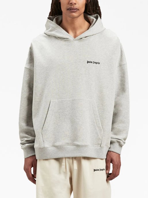 Kapuzenpullover mit aufgesticktem Logo von Palm Angels in Grau - Image 4