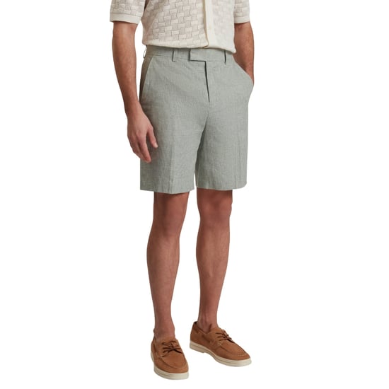 Ted Baker Kelley's Stretch-leinen-shorts In Hellgrün - Image 2