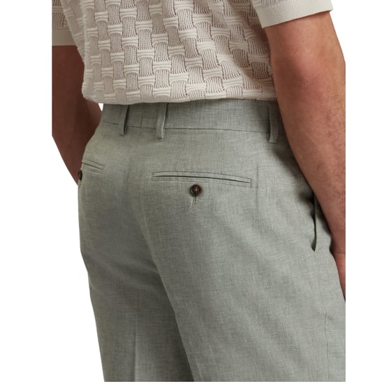 Ted Baker Kelley's Stretch-leinen-shorts In Hellgrün - Image 4