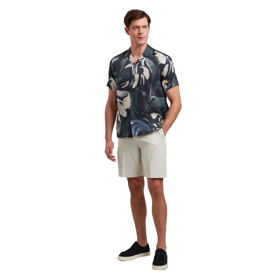 Ted Baker Kelley's Stretch-leinen-shorts Aus Stein - Image 4