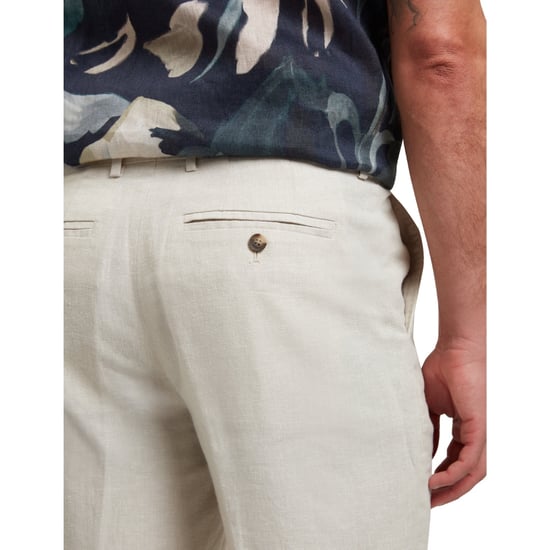 Ted Baker Kelley's Stretch-leinen-shorts Aus Stein - Image 5