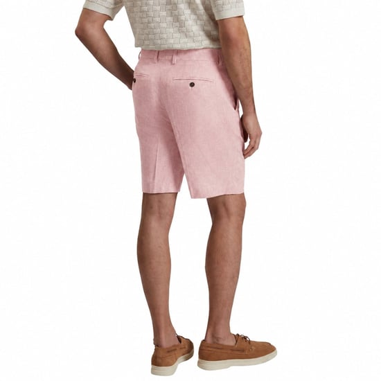 Ted Baker Kenleys Stretch-leinen-shorts In Hellrosa - Image 3