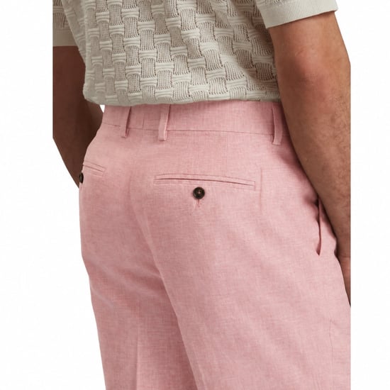 Ted Baker Kenleys Stretch-leinen-shorts In Hellrosa - Image 4