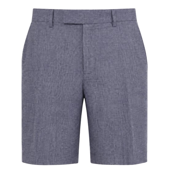 Ted Baker Kenleys Stretch-shorts Aus Blauem Leinen - Image 1