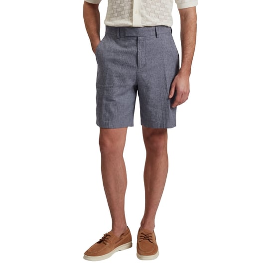 Ted Baker Kenleys Stretch-shorts Aus Blauem Leinen - Image 4