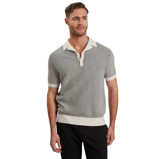Ted Baker Gregry Polohemd Aus Naturfarbenem Strick Mit Kleinen Stichen - Image 2