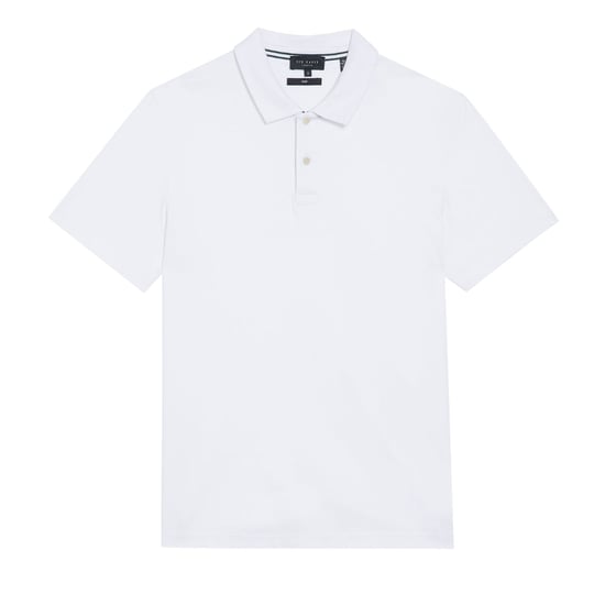 Ted Baker Zeiter Slim Soft Touch Weißes Polohemd - Image 1