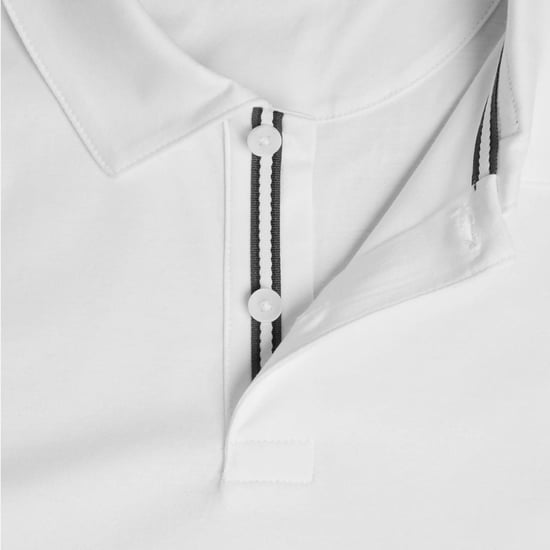 Ted Baker Zeiter Slim Soft Touch Weißes Polohemd - Image 3