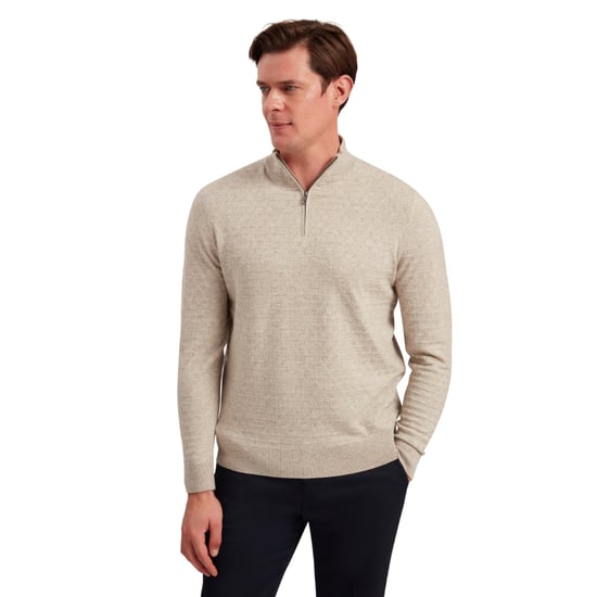 Ted Baker Kurnle T Stitch Strickpullover In Kamel Mit Halbem Reißverschluss - Image 4