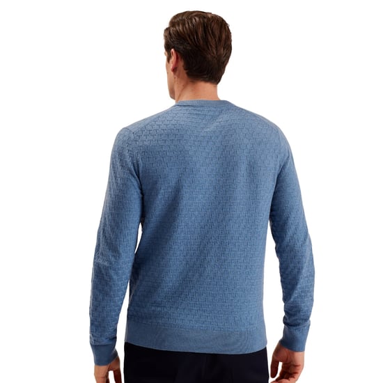 Ted Baker Lounge T Stitch Rundhalspullover, Blau - Image 2