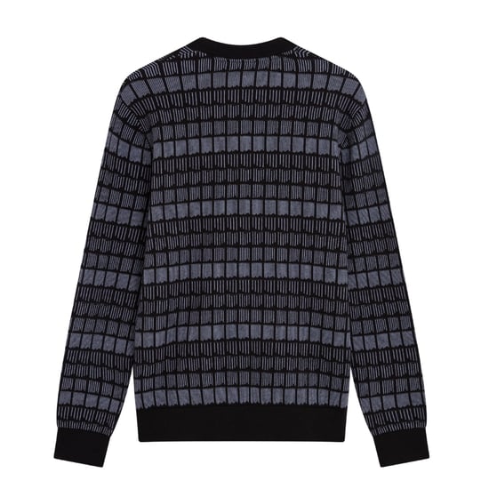 Ted Baker Osburn Regular Fit Jacquard Pullover Mit Rundhalsausschnitt, Schwarz - Image 2