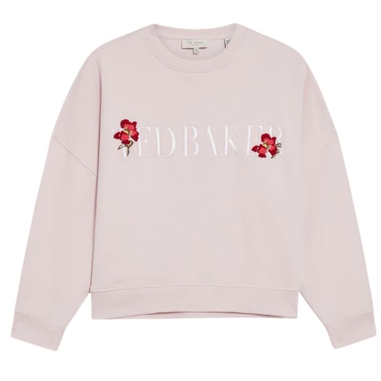Ted Baker Stilila Ted Baker Markenpullover In Hellrosa - Image 1