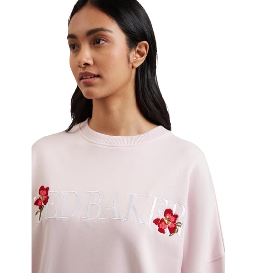 Ted Baker Stilila Ted Baker Markenpullover In Hellrosa - Image 4