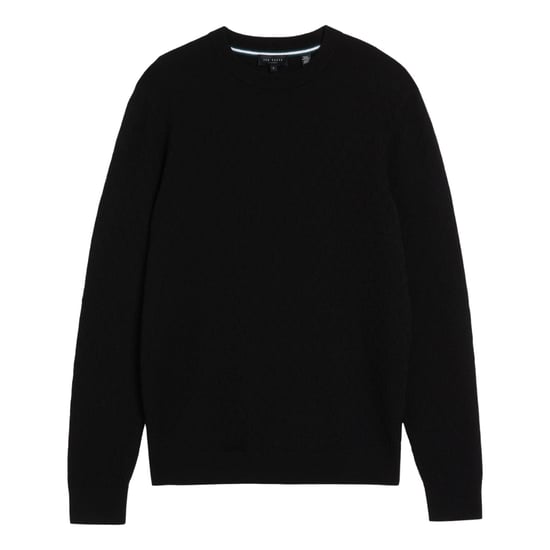 Ted Baker Lounge T Stitch Rundhalspullover, Schwarz - Image 1