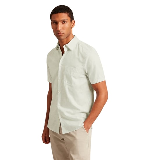 Ted Baker Palomas Leinenhemd In Hellgrün - Image 2