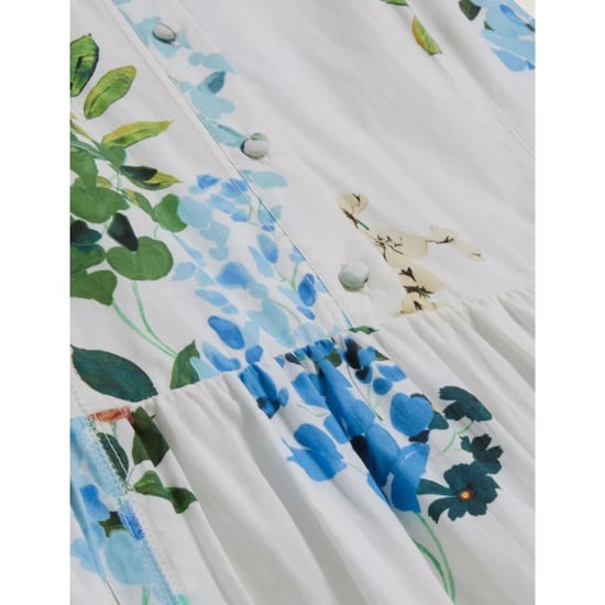 Ted Baker Giolia Baumwollkleid Mit Print, Ärmellos, Weiß, Midi-länge - Image 5