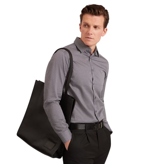 Ted Baker Jozef Mini Geo Print Navy Shirt - Image 2