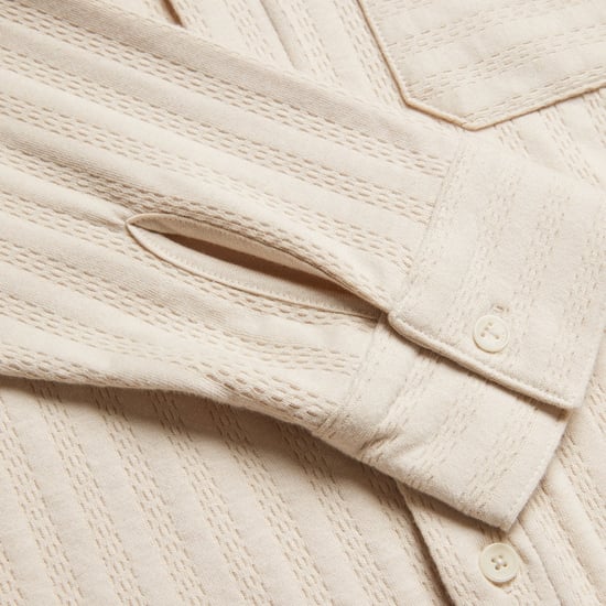 Ted Baker Belza Regular Fit Strukturiertes Beige Hemd - Image 6