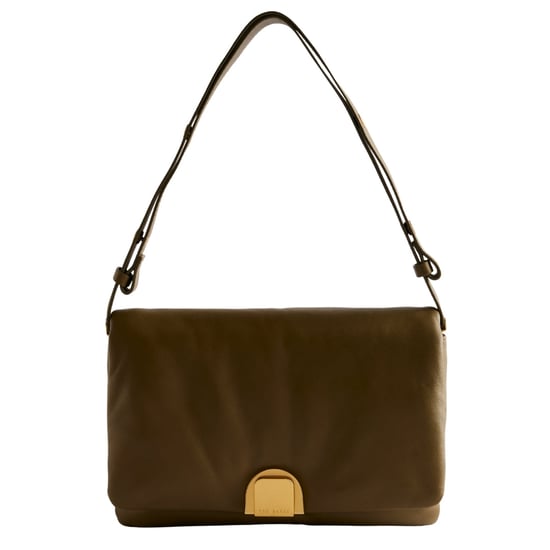 Ted Baker Samilli Tasche Mit Schlossdetails, Weich Gesteppt, Khakifarben - Image 1