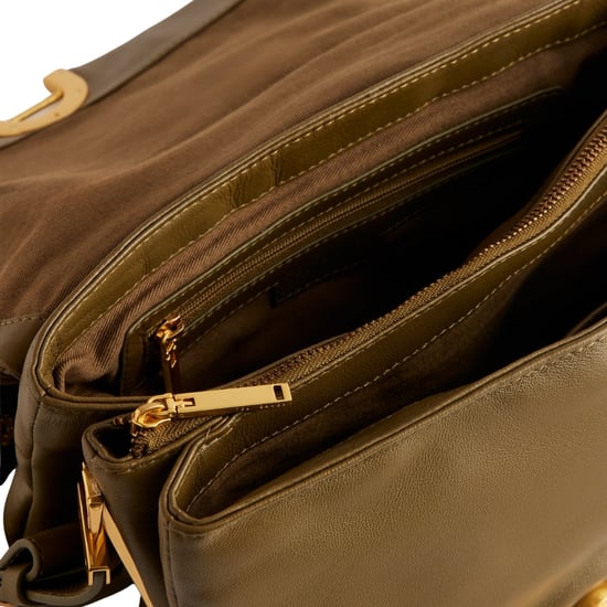 Ted Baker Samilli Tasche Mit Schlossdetails, Weich Gesteppt, Khakifarben - Image 4