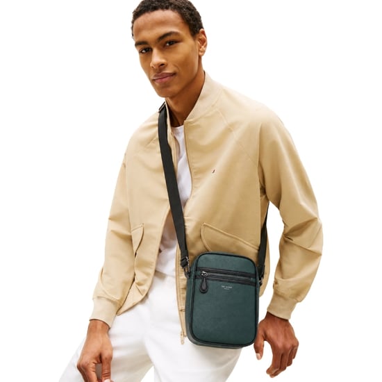 Ted Baker Lanston Pebble Pu Olive Flight Bag - Image 3