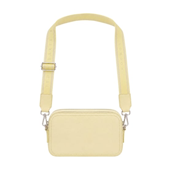 Ted Baker Linzie Webbing Leder Kleine Umhängetasche Hellgelbe Kameratasche - Image 2