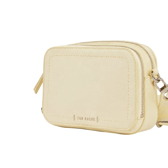 Ted Baker Linzie Webbing Leder Kleine Umhängetasche Hellgelbe Kameratasche - Image 3