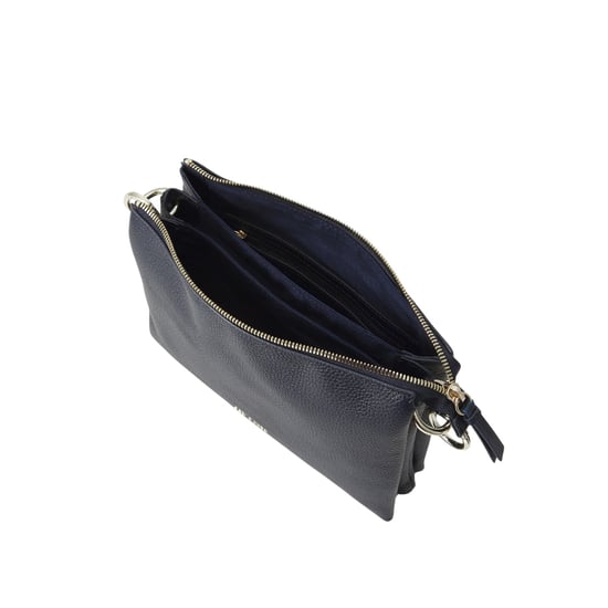 Ted Baker Darceyy Marken-umhängetasche Aus Dunkelblauem Leder Mit Webband - Image 4