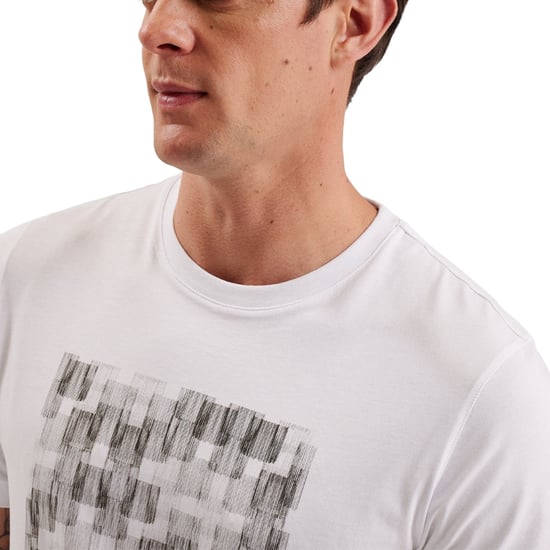 Ted Baker Tessman Box Bedrucktes Weißes T-shirt - Image 5