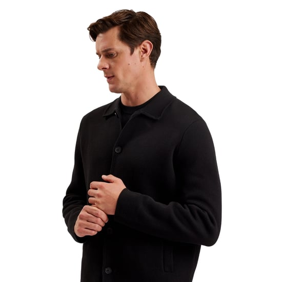 Ted Baker Freder Schwere Strickjacke In Schwarz - Image 4