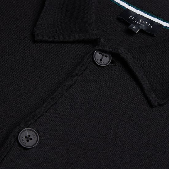 Ted Baker Freder Schwere Strickjacke In Schwarz - Image 6