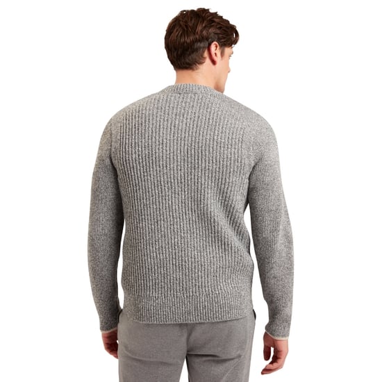 Ted Baker Alman Rippstrickjacke Mit Knöpfen, Grau - Image 4