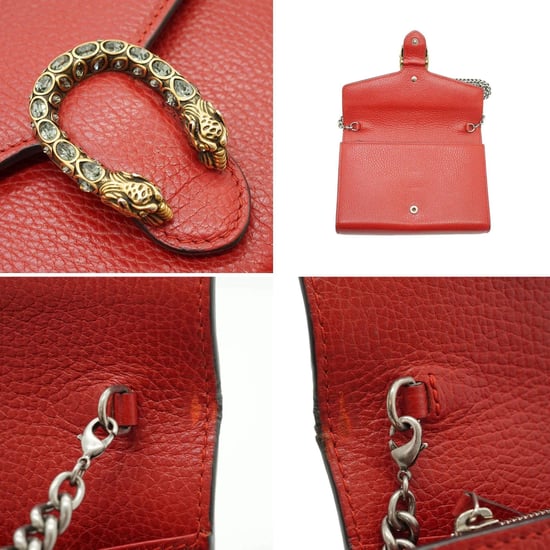 Gucci Leder-Umhängetasche Dionysus Ketten-Geldbörse - Image 5