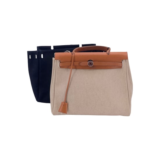 Hermes Stoffhandtasche Herbag - Image 1
