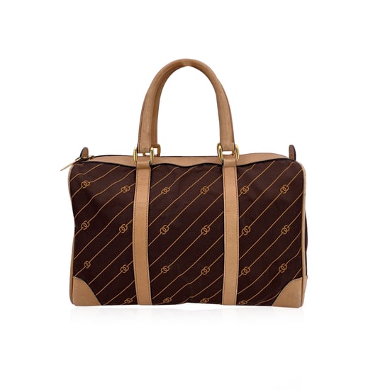 Gucci Vintage Stoffhandtasche Boston - Image 1