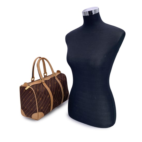 Gucci Vintage Stoffhandtasche Boston - Image 2