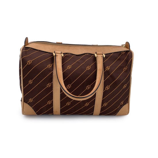 Gucci Vintage Stoffhandtasche Boston - Image 3